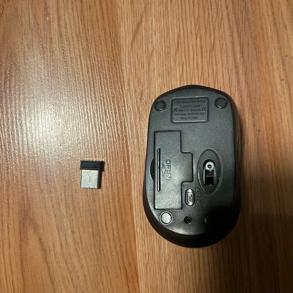 Rii Wireless Black Mouse with USB Receiver